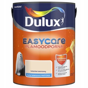 Dulux EasyCare farba lateksowa ścienna Totalnie Kremowy mat 5L