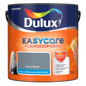 Dulux EasyCare farba lateksowa ścienna Szary Denim mat 2,5L