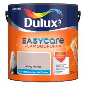 Dulux EasyCare farba lateksowa ścienna Różany Na Test mat 2,5L