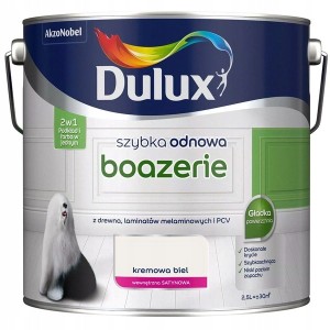 Dulux Szybka Odnowa farba renowacyjna do boazerii Kremowa Biel satyna 2,5L