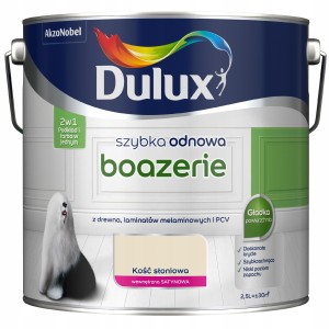 Dulux Szybka Odnowa farba renowacyjna do boazerii Kość Słoniowa Satyna 2,5L