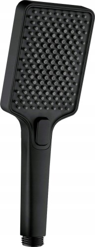 Słuchawka prysznicowa kwadratowa 4-funkcyjna czarna nero Anemon