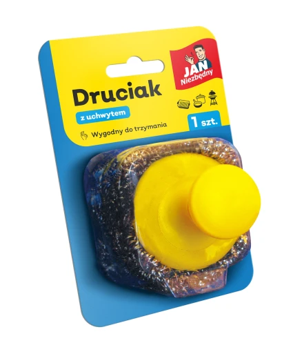 Jan Niezbędny druciak do mycia naczyń stalowy do garnków patelni 1 szt.