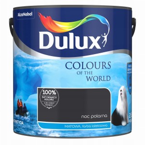 Dulux Kolory Świata farba lateksowa ścienna Noc Polarna mat 2,5L