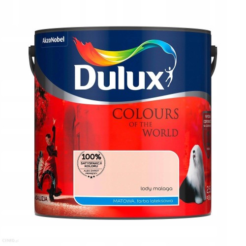 Dulux Kolory Świata farba lateksowa ścienna Lody Malaga mat 2,5L