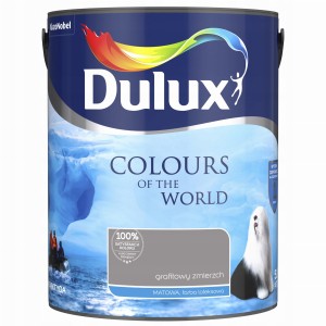 Dulux Kolory Świata farba lateksowa ścienna Grafitowy Zmierzch mat 5L