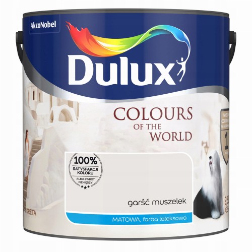 Dulux Kolory Świata farba lateksowa ścienna Garść Muszelek mat 2,5L