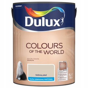 Dulux Kolory Świata farba lateksowa ścienna Beżowy Pled mat 5L