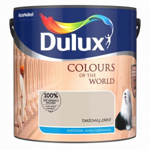 Dulux Kolory Świata farba lateksowa ścienna Beżowy Pled mat 2,5L