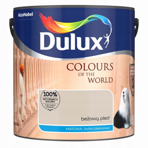 Dulux Kolory Świata farba lateksowa ścienna Beżowy Pled mat 2,5L