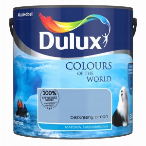 Dulux Kolory Świata farba lateksowa ścienna Bezkresny Ocean mat 2,5L