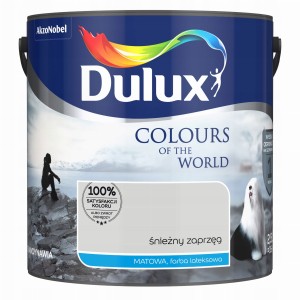 Dulux Kolory Świata farba lateksowa ścienna Śnieżny Zaprzęg mat 2,5L