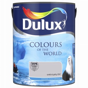 Dulux Kolory Świata farba lateksowa ścienna Srebrzysty Lód mat 5L