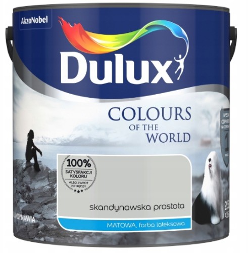 Dulux Kolory Świata farba lateksowa ścienna Skandynawska Prostota mat 2,5L