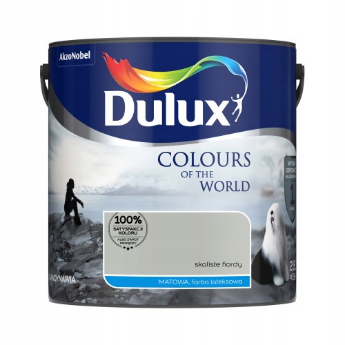 Dulux Kolory Świata farba lateksowa ścienna Skaliste Fiordy mat 2,5L