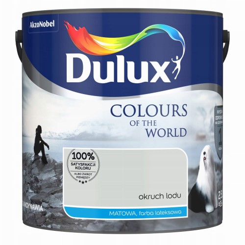 Dulux Kolory Świata farba lateksowa ścienna Okruch Lodu mat 2,5L