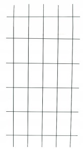Krata do roślin pnących metalowa ciemna zieleń 150x75 cm