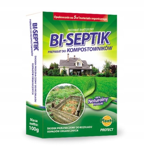 Planta środek do kompostowania organiczny naturalny proszek BI-SEPTIK 100g