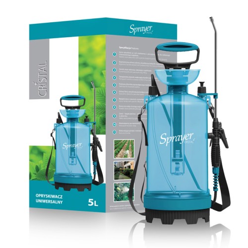Opryskiwacz ciśnieniowy ręczny z lancą ogrodowy lekki 5L