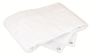 Plandeka okryciowa dwustronna uniwersalna biała 60 g/m2 5x6m