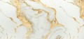 Panel dekoracyjny samoprzylepny PCV gładki biało-złoty marmur 280x60 cm