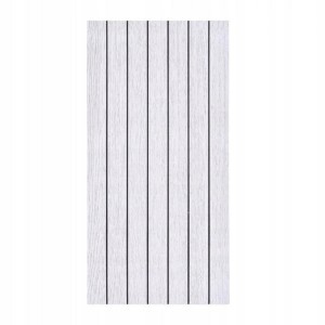 Panel dekoracyjny samoprzylepny PCV gładki jasne szare lamele 280x60 cm