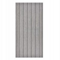 Panel dekoracyjny samoprzylepny PCV gładki szare lamele 280x60 cm