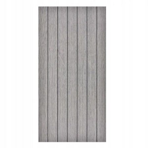 Panel dekoracyjny samoprzylepny PCV gładki szare lamele 280x60 cm
