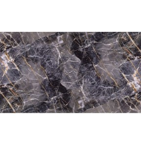 Panel dekoracyjny samoprzylepny PCV czarno-złoty marmur 280x60 cm