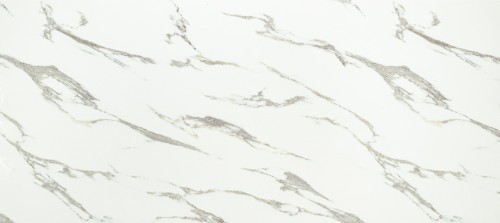 Panel dekoracyjny samoprzylepny PCV gładki biało-szary marmur 280x60 cm