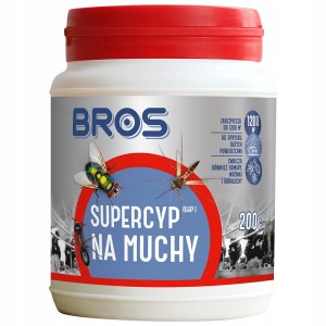 Bros Supercyp 6WP środek na muchy komary karaluchy oprysk 200g