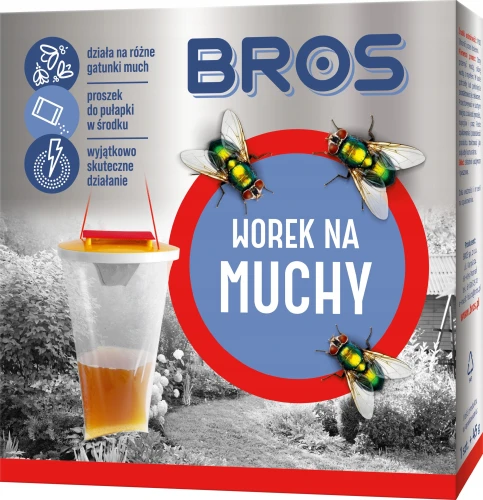 Bros worek na muchy pułapka z przynętą 