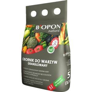 Biopon obornik nawóz naturalny granulowany organiczny kurzak 5L