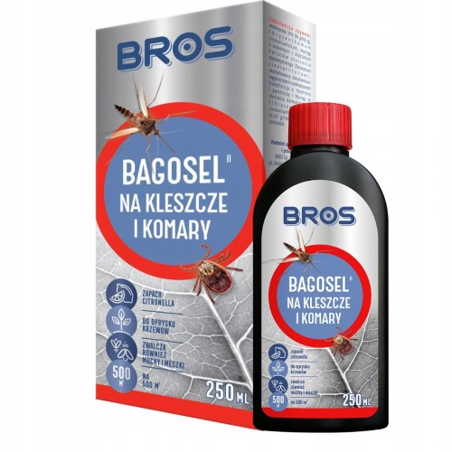 Bros Bagosel koncentrat na komary i kleszcze do rozcieńczania 250ml