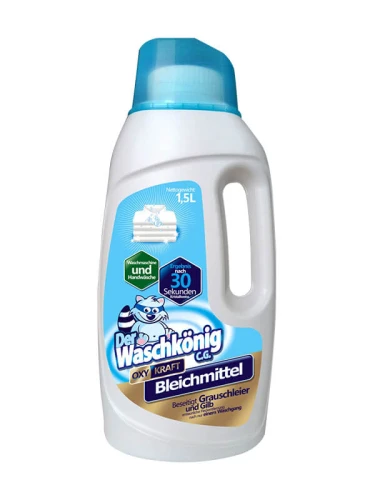 Der Waschkonig wybielacz w płynie do białego usuwa plamy 1,5L