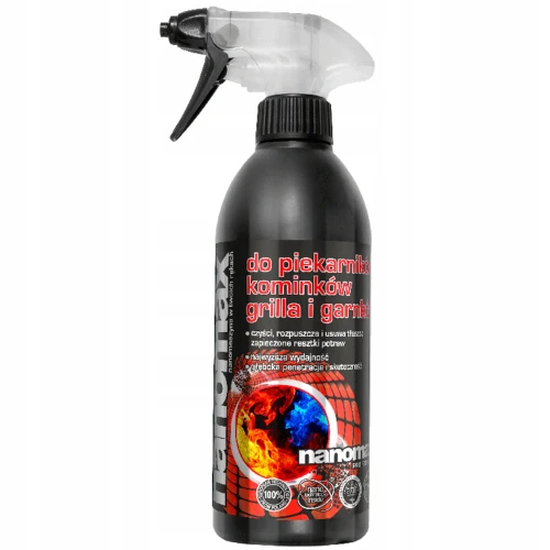 Nanomax spray do czyszczenia piekarnika grilla kominka 500ml