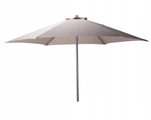 Parasol ogrodowy z aluminium lekka konstrukcja beżowy 230x225cm