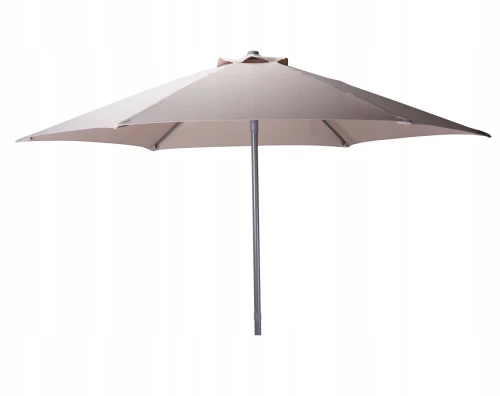 Parasol ogrodowy z aluminium lekka konstrukcja beżowy 230x225cm