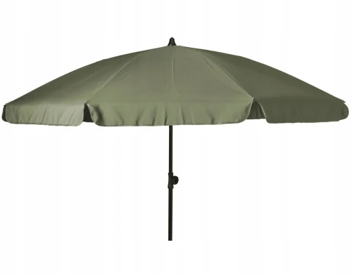 Parasol ogrodowy z aluminium i tkaniny UV zielony 185x235cm