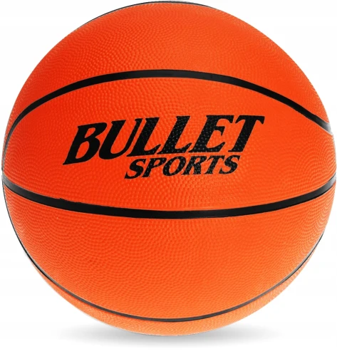 Piłka do koszykówki gumowa pomarańczowa rozmiar 7 75cm