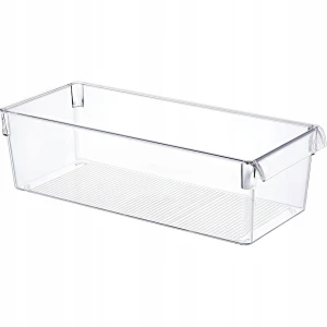 Organizer do lodówki pojemnik plastikowy transparentny 36x15x10 cm 1szt