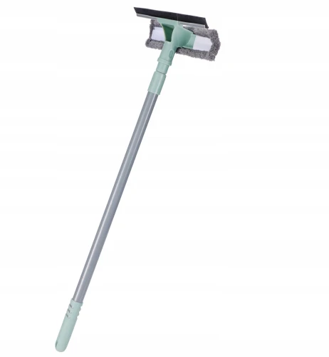 Zestaw do mycia okien teleskopowy 2w1 myjka + ściągaczka bez smug 27cm