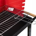 Grill węglowy ogrodowy prostokątny przenośny duży 82,5x33x84cm