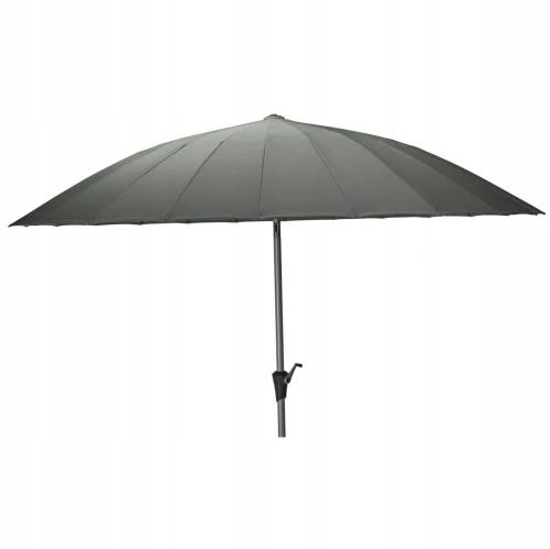 Parasol ogrodowy z aluminium i tkaniny UV ciemny zielony 280cm