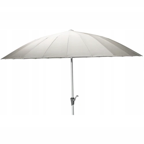 Parasol ogrodowy z aluminium i tkaniny UV beżowy 280cm