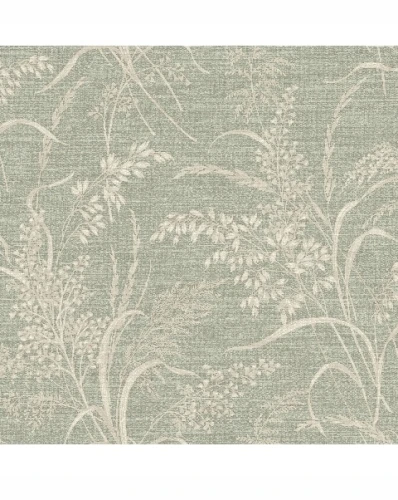 Tapeta winylowa na flizelinie naturalna kłosy trawy zielona 10m