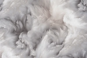 Tapeta winylowa na flizelinie rozmyte chmury fale szara 10m