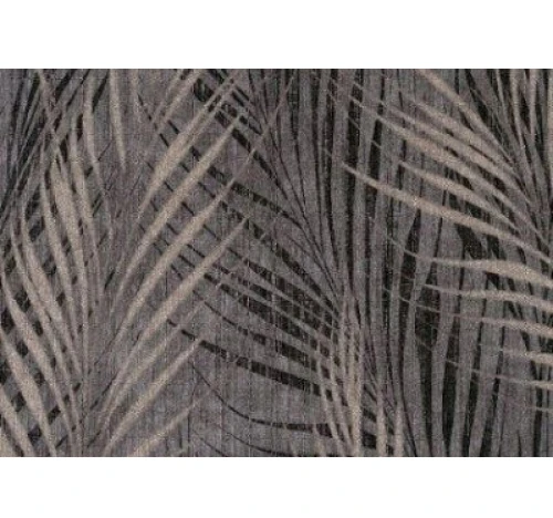 Tapeta winylowa na flizelinie liście palmy brązowa 10m