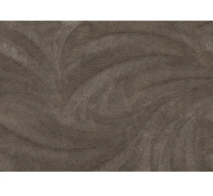 Tapeta winylowa na flizelinie złote pióra na brązowym tle 10m