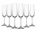 Kieliszki do szampana szklane na nóżce bezbarwne 200 ml 6 szt Porto